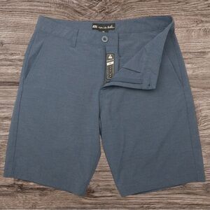 Travis Mathew Golf Tech Short 10" Size 30 Blue